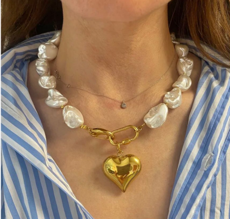 Chuncky Pearls Necklace